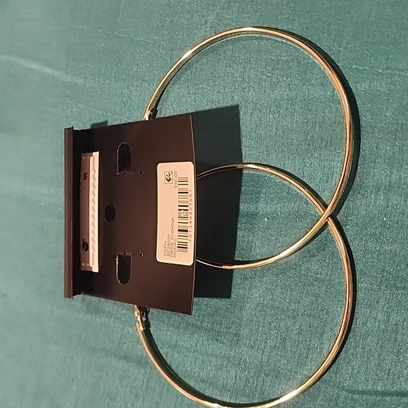 Belk Silverworks Gold hoops - Picture 3 of 4